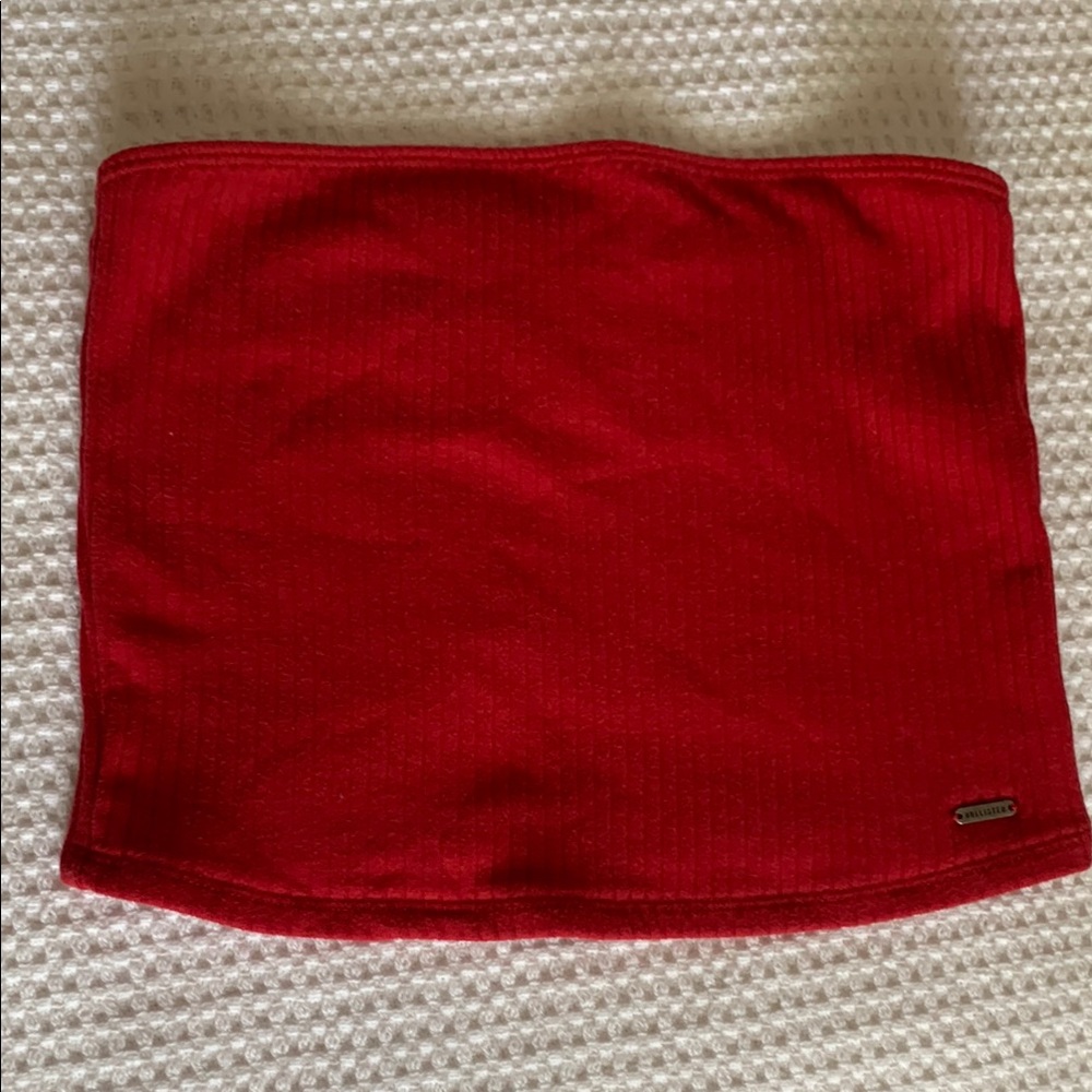 Hollister Red Mini Pencil Crop Top